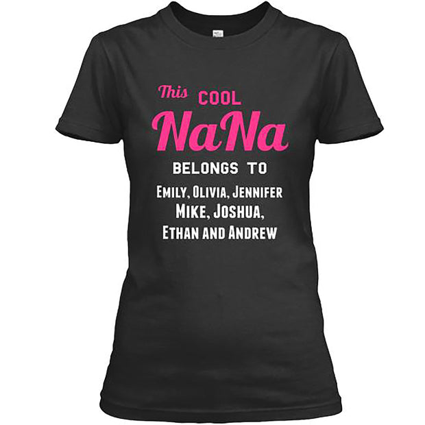 Proud Nana - Custom Tee