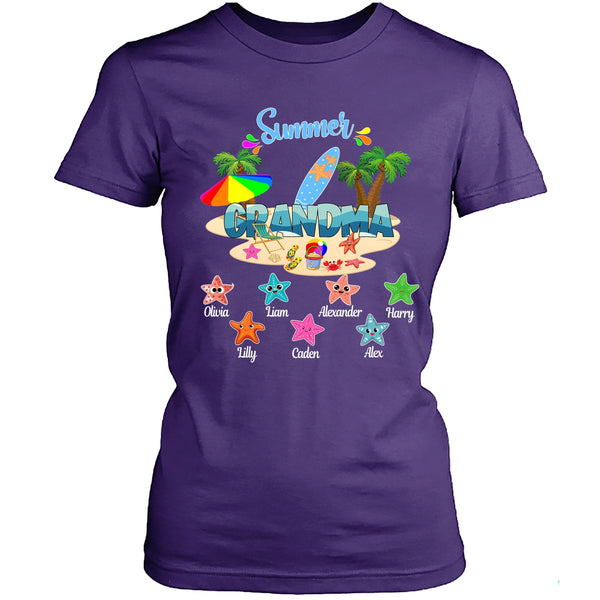 Summer Grandma - Customized Your Kids Name