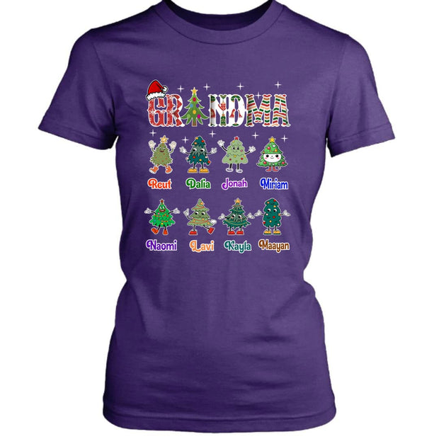 Grandma Christmas Trees - Unisex T-Shirt
