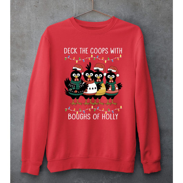 "DECK THE COOPS"- SWEAT-SHIRT AND HOODIE