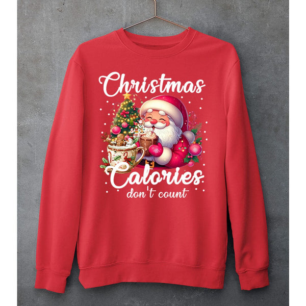"CHRISTMAS CALORIES"- SWEAT-SHIRT AND HOODIE