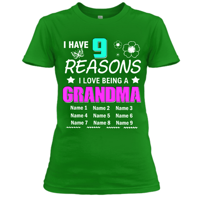 "I HAVE 9 REASONS I LOVE BEING A GRANDMA"