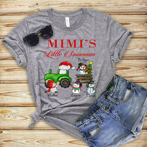 Mimi's Little Snowman - T-Shirt