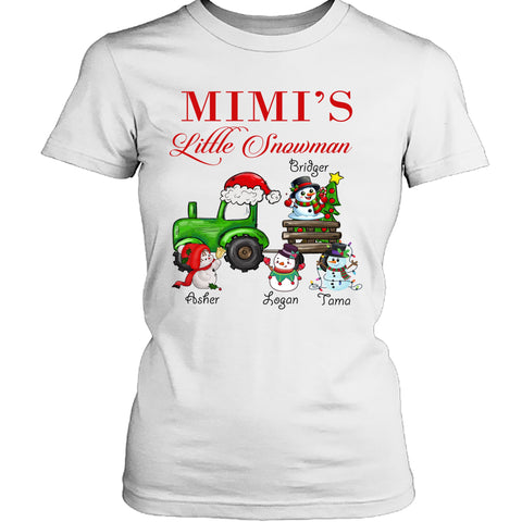 Mimi's Little Snowman - T-Shirt