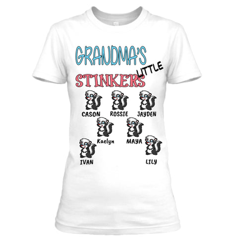"Grandma's Little Stinkers"- Custom Tee