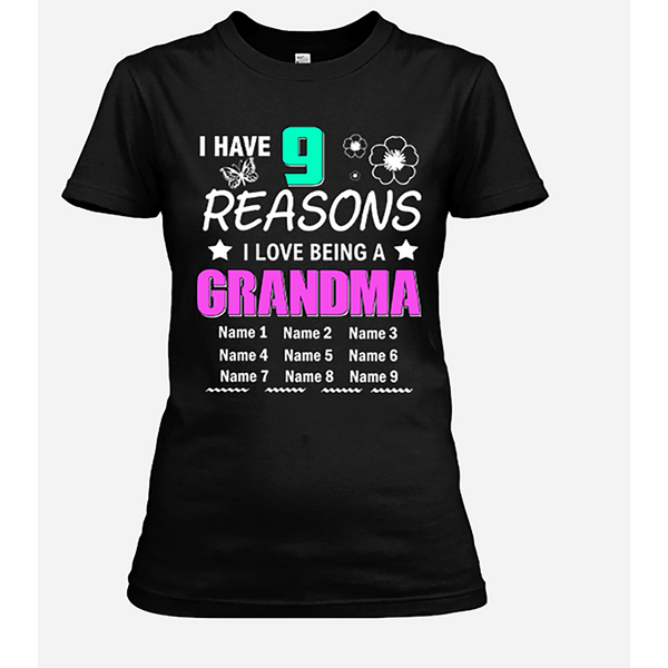 "I HAVE 9 REASONS I LOVE BEING A GRANDMA"