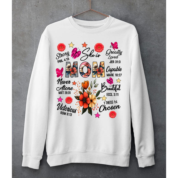 She is Mom Greatly Loved Capable Beautiful  - SWEAT-SHIRT AND HOODIE