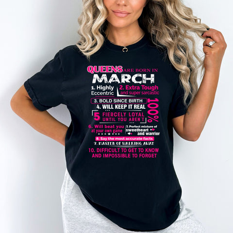 10 REASONS QUEENS ARE BORN IN MARCH