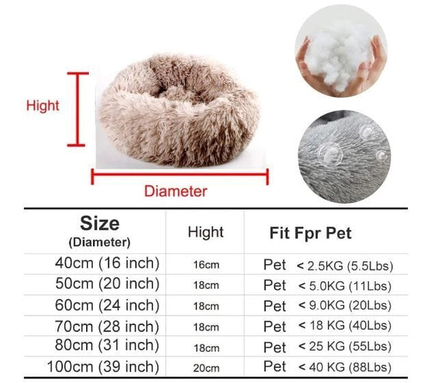 "Super Soft Dog/Cat Bed Plush"