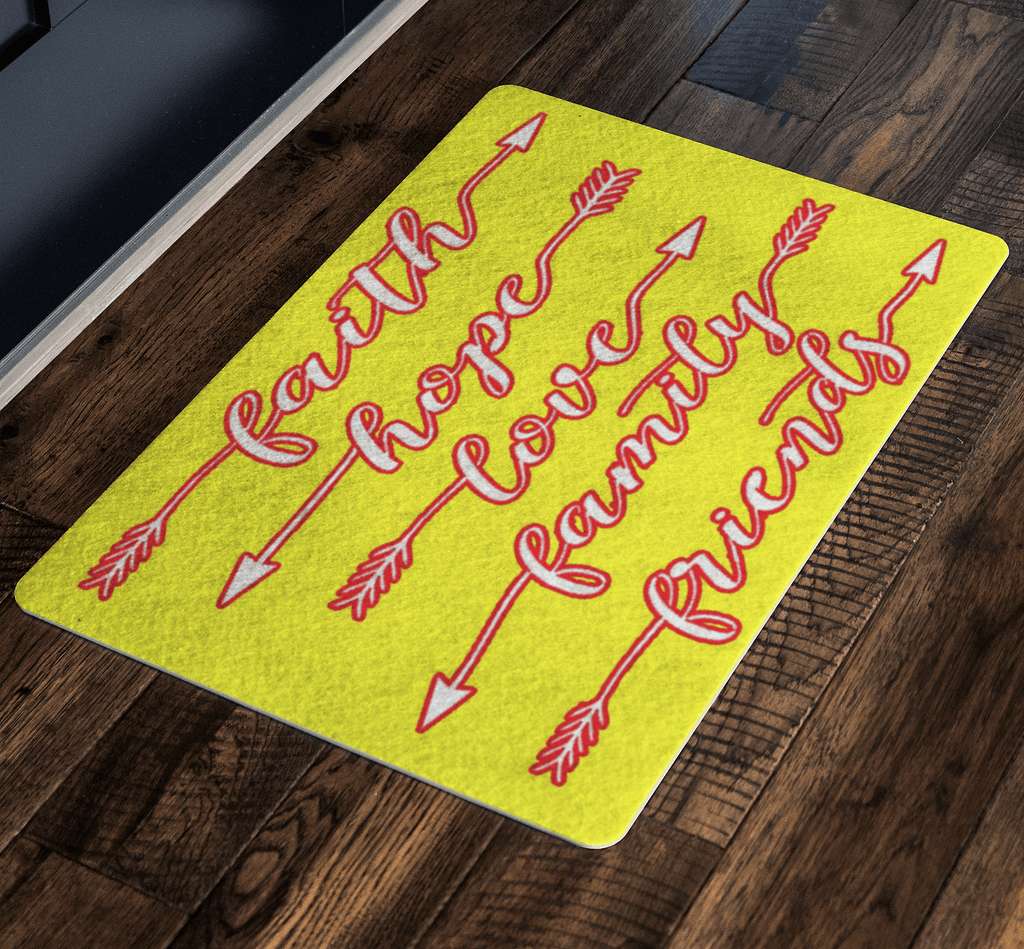 Family Faith Hope " Family Special Doormats Exclusive ( Best price Deal)