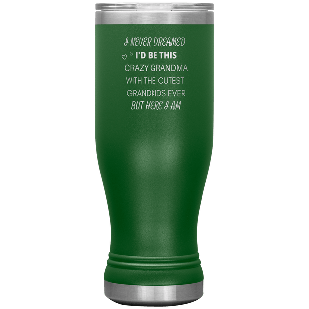 20OZ INSULATED TUMBLER "CRAZY GRANDMA"