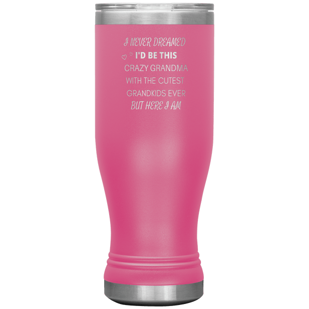 20OZ INSULATED TUMBLER "CRAZY GRANDMA"