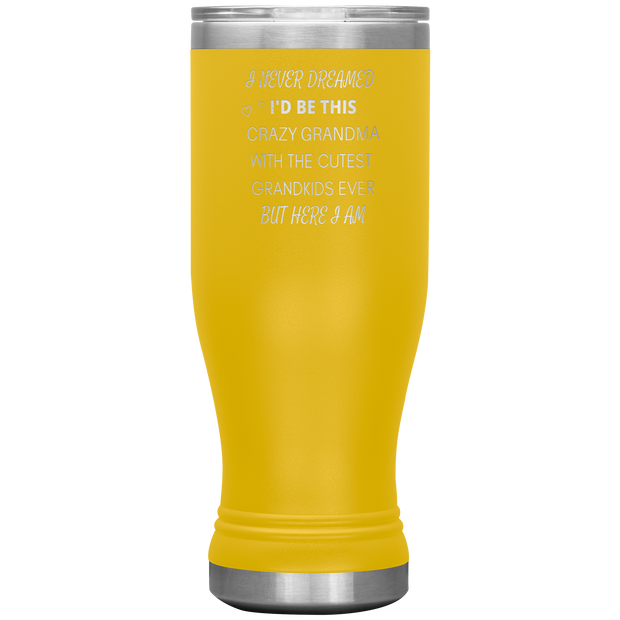 20OZ INSULATED TUMBLER "CRAZY GRANDMA"