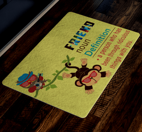 Friends Welcoming Doormat Specially design for house parties, Exclusive ( Best price Deal)
