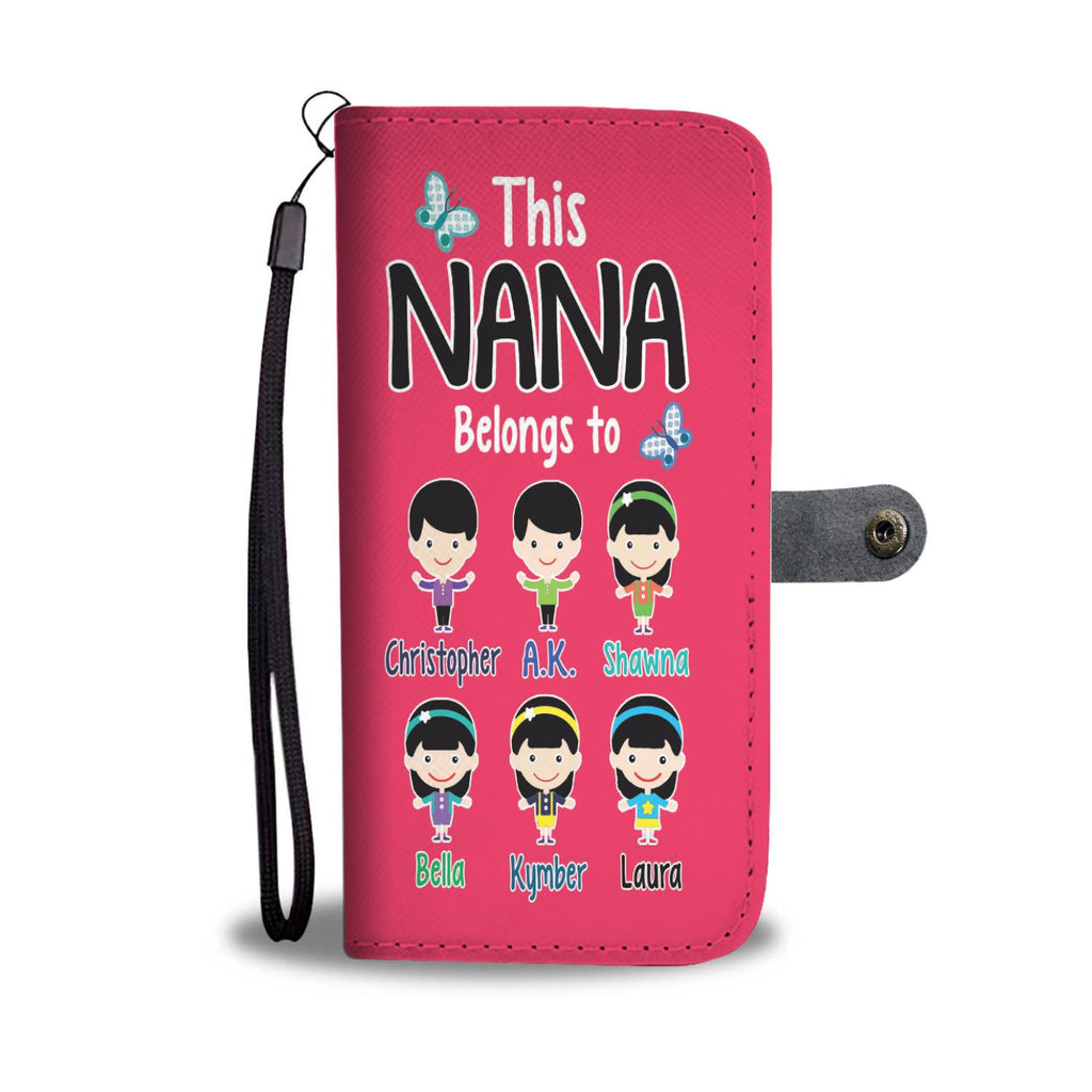Customize Wallet "This Nana Belongs To" - Pink