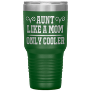" AUNT LIKE A MOM ONLY COOLER " Tumbler. Personalize Your Nickname Aunt, Auntie, or Write Your Nick Name Below.
