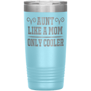 " AUNT LIKE A MOM ONLY COOLER " Tumbler. Personalize Your Nickname Aunt, Auntie, or Write Your Nick Name Below.