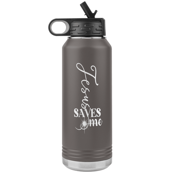 "Jesus Saves Me"- Water Bottle.