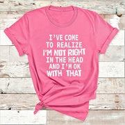 " I've come to Realize "