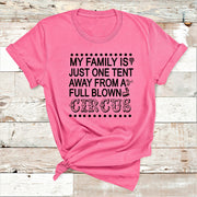 " My Family is just One Tent "