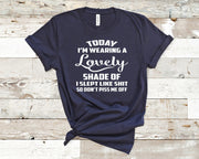 "TODAY I'M WEARING A LOVELY SHADE OF...".