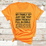 " My Family is just One Tent "