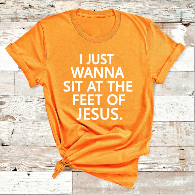 " I just wanna sit at the feet "