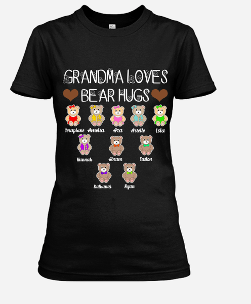 "GRANDMA LOVES BEAR HUGS"