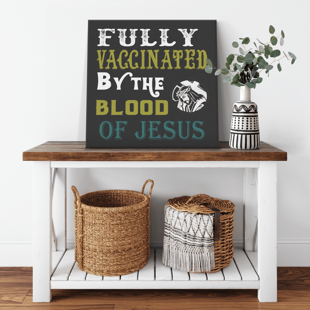 " Blood Of Jesus " Canvas