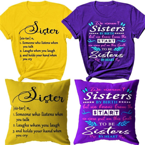 "NEW COMBO OF SISTER- SHIRT + PILLOW ( AT LOW PRICE)