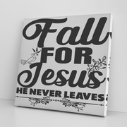 'FALL FOR JESUS' CANVAS