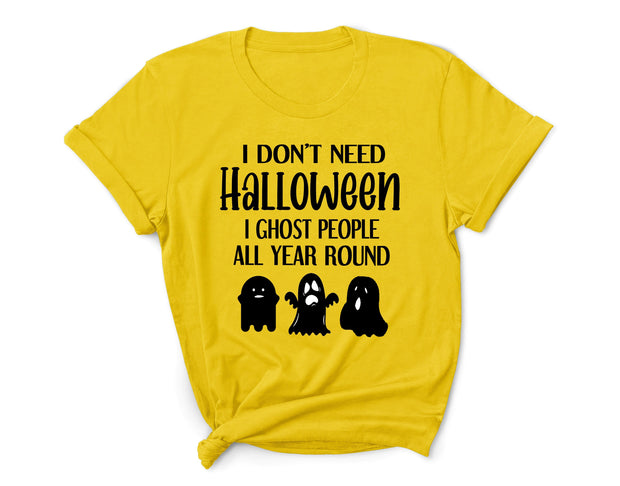 ''I GHOST PEOPLE ALL YEAR ROUND''