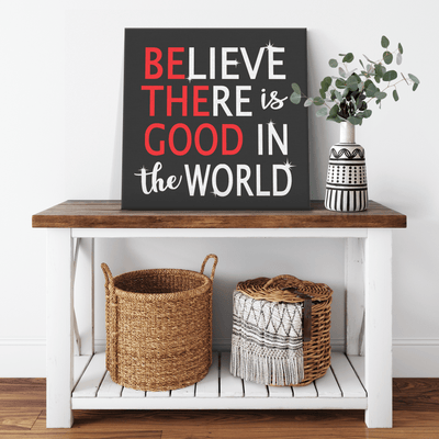"Good World'' Canvas