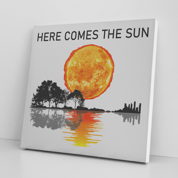 "Here Comes The Sun" Canvas