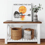 "Here Comes The Sun" Canvas