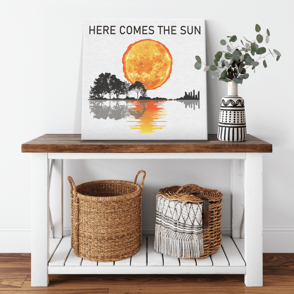 "Here Comes The Sun" Canvas