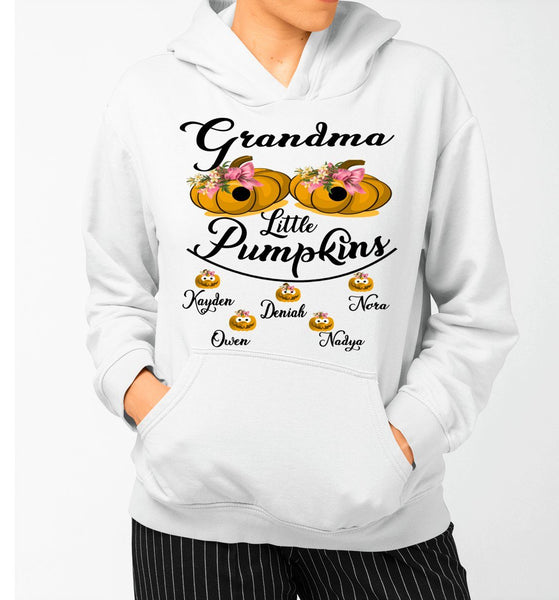 "Grandma Little Pumpkins"-Hoodie.