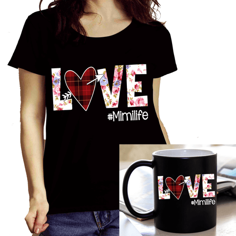 Combo of "Mimi Love Life..." (Shirt + Mug)