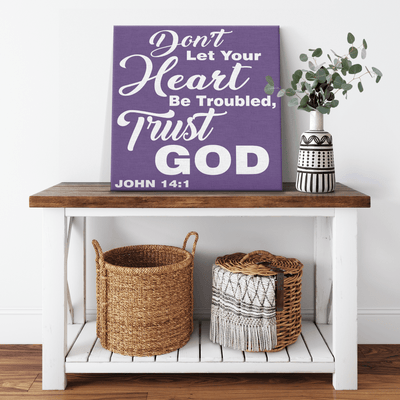 ''TRUST GOD'' CANVAS