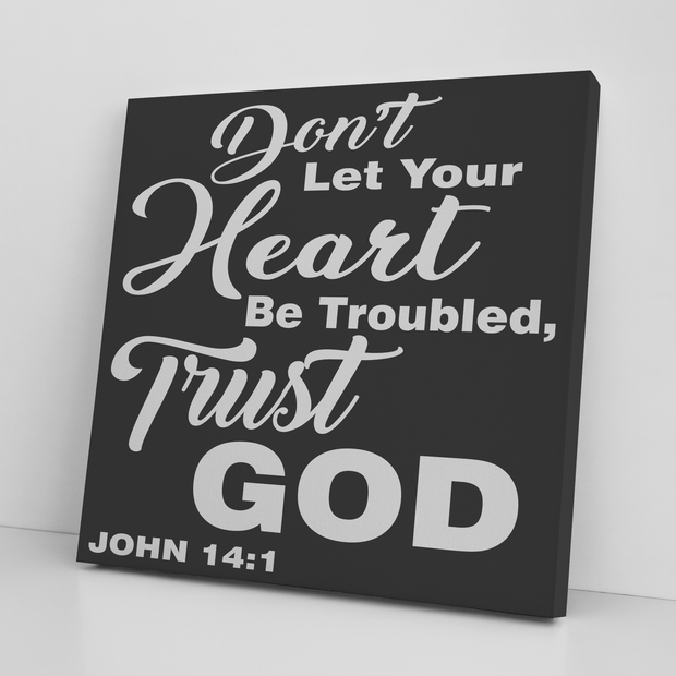 ''TRUST GOD'' CANVAS