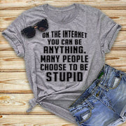 " On the internet you can be anything "