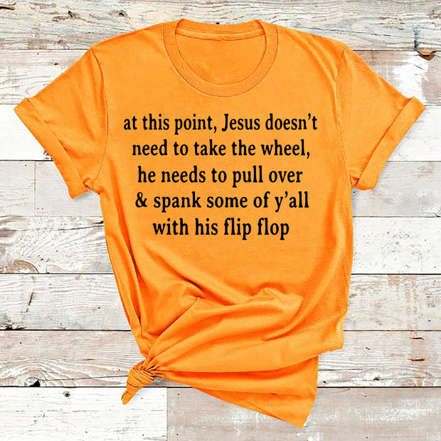 " at this point, Jesus doesn't need "