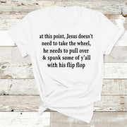 " at this point, Jesus doesn't need "