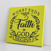 " Faith in God "Canvas