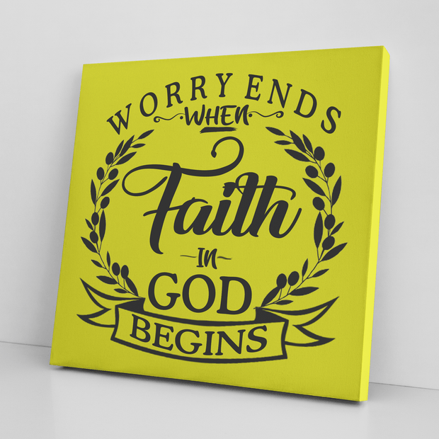 " Faith in God "Canvas