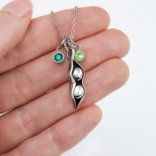 To my bestie-True Friends are those Peas in POD Necklace