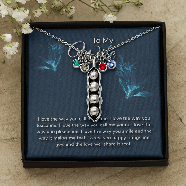 To my wife-I love the way Peas in POD Necklace