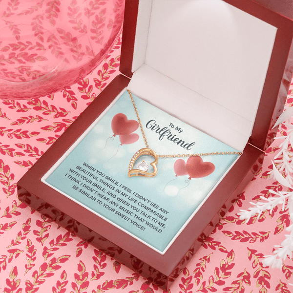 When you smile Forever - love necklace