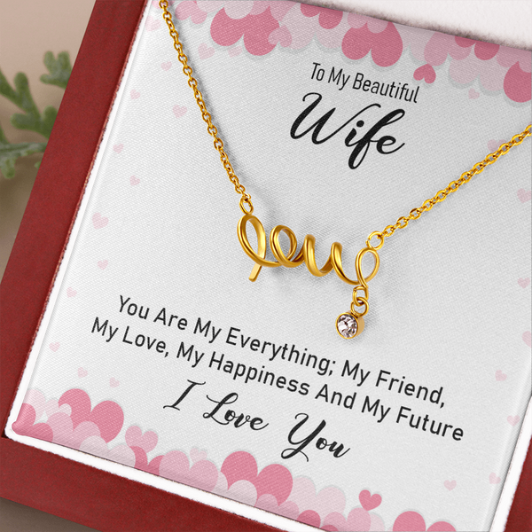 In loving memory... Those we love don’t go away Love necklace