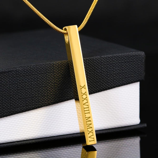 To My wife - if you live to be a hundred years old Roman Numeral Vertical Stick